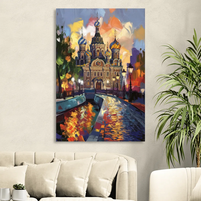 St. Petersburg Historic District Sitting Room - Canvas Wall Art
