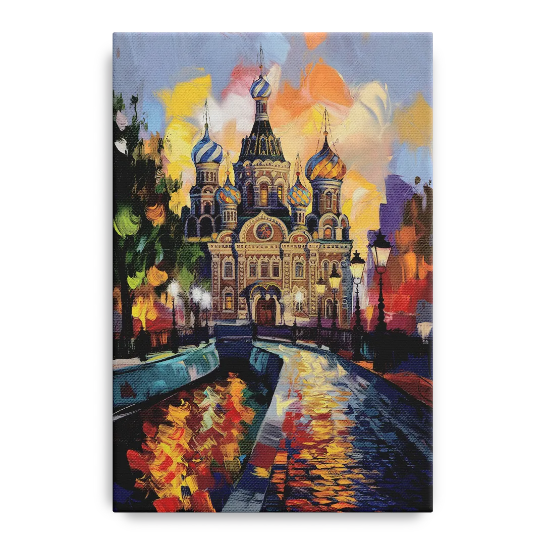 St. Petersburg Historic District Front - Canvas Wall Art