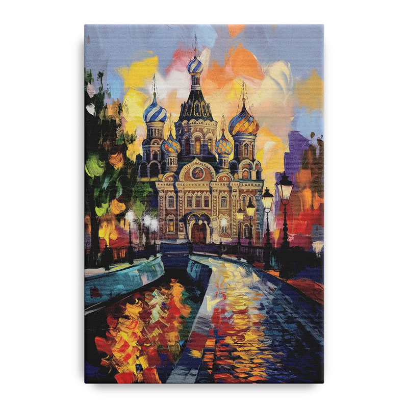St. Petersburg Historic District Front - Canvas Wall Art