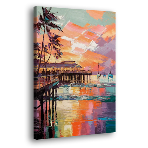 St. Petersburg Pier Vibes - Canvas Wall Art