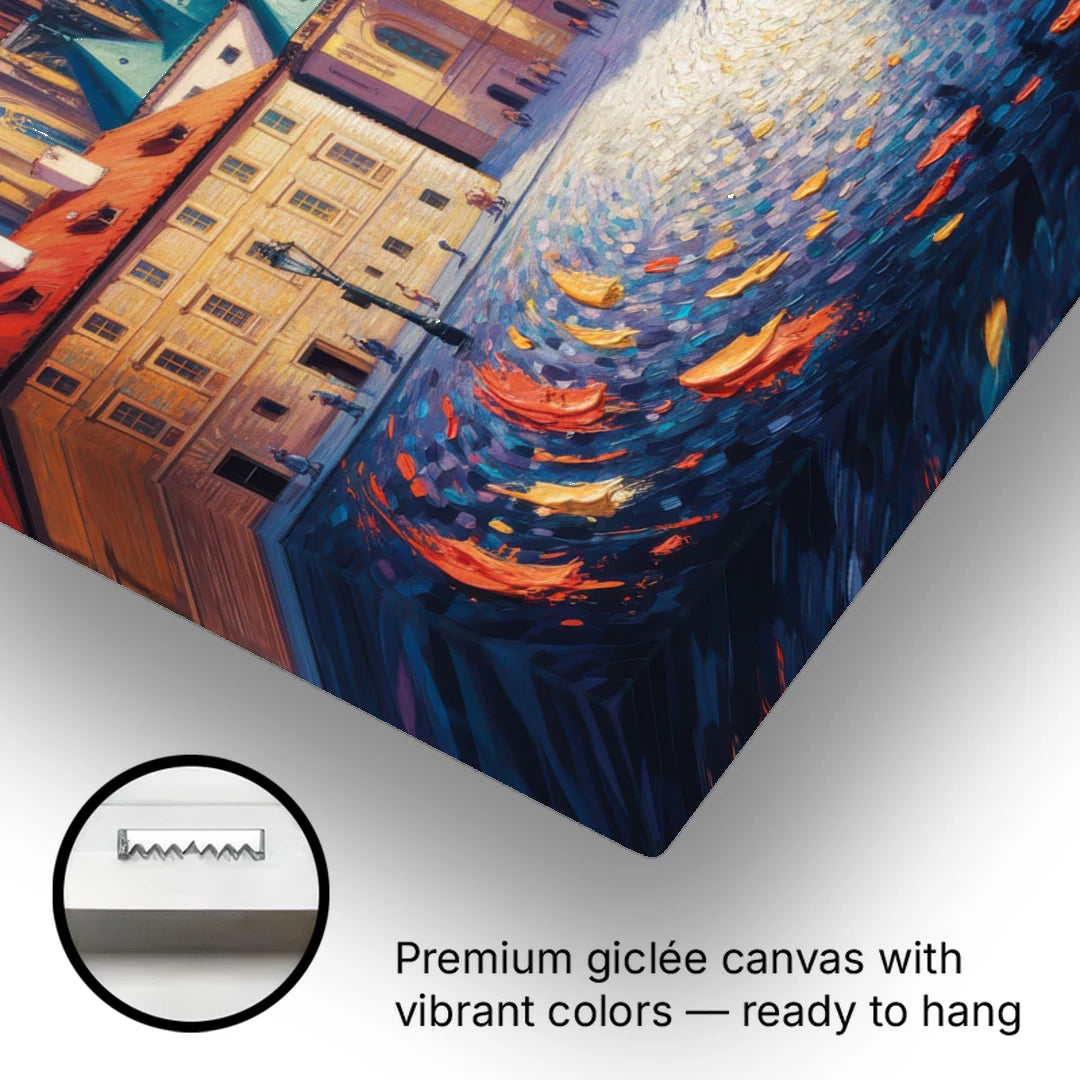 St. Vitus Cathedral Majesty - Canvas Wall Art - Gallery Wrap Corner