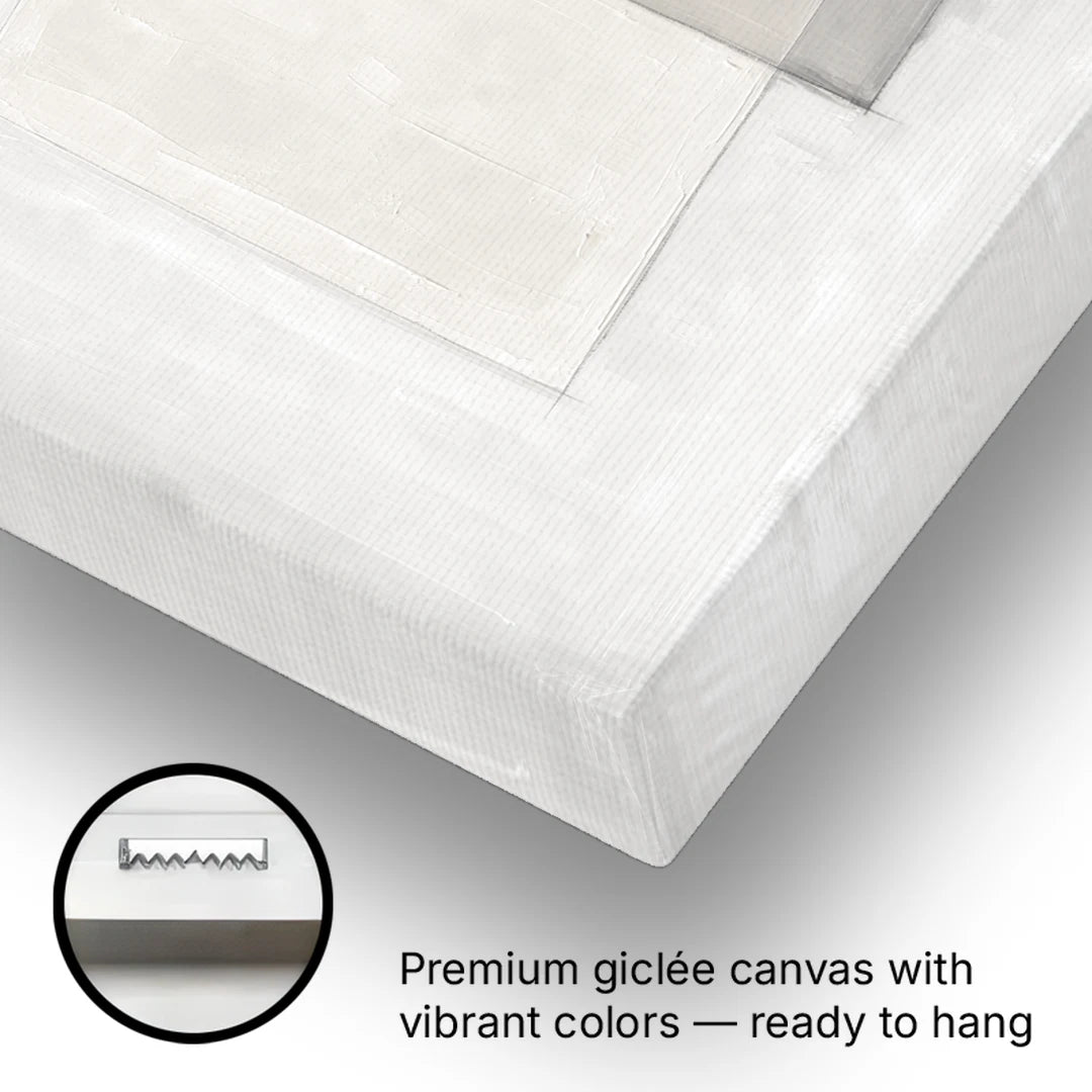 Stacked Tissue Panels - Canvas Wall Art - Gallery Wrap Corner