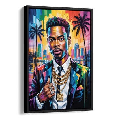 Stand Strong 2.0 Side - Black Canvas Wall Art