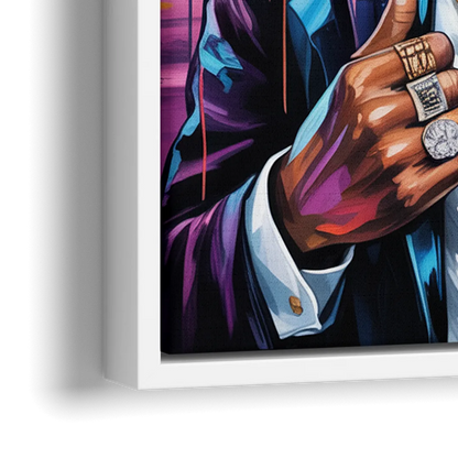Stand Strong 2.0 - Close-Up White Frame Canvas