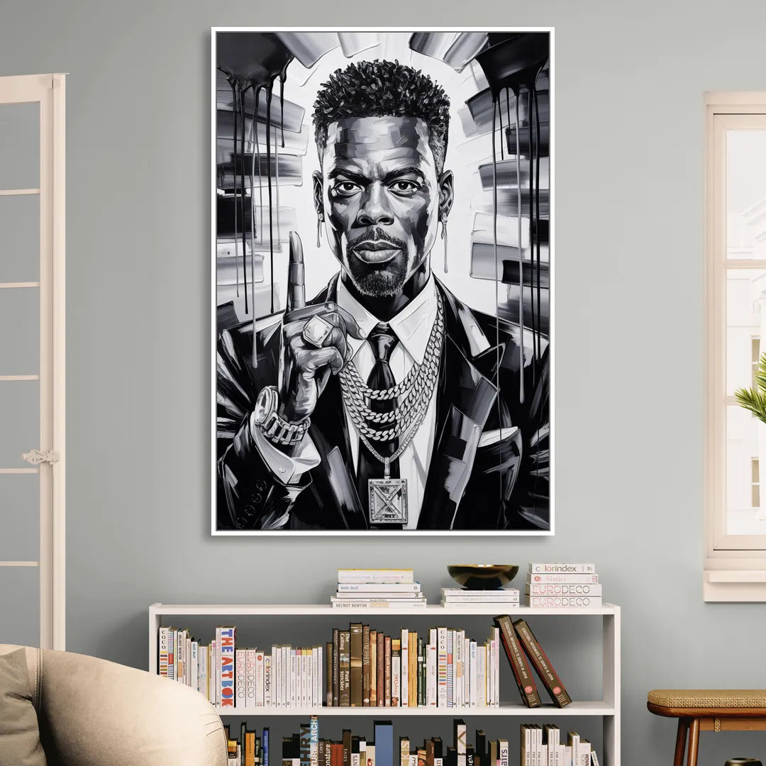 Stand Strong Sitting Room - White Canvas Wall Art