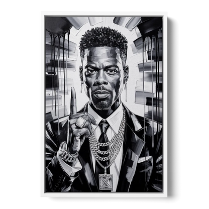 Stand Strong Front - White Canvas Wall Art