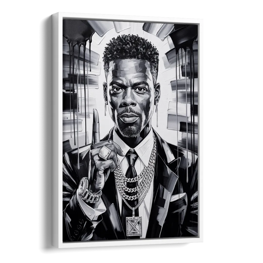 Stand Strong Side - White Canvas Wall Art