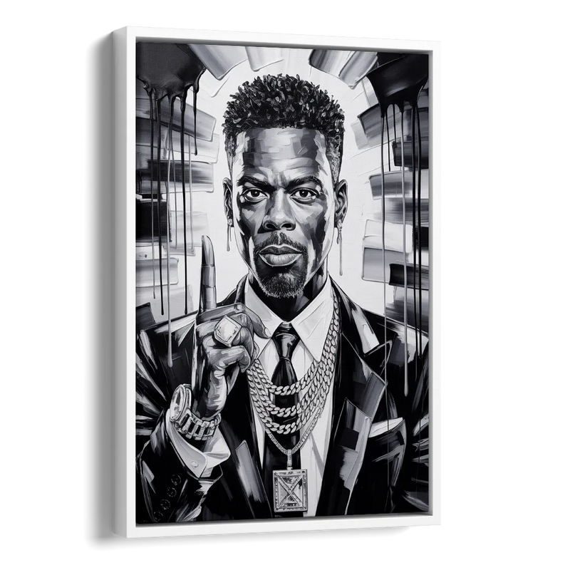 Stand Strong Side - White Canvas Wall Art