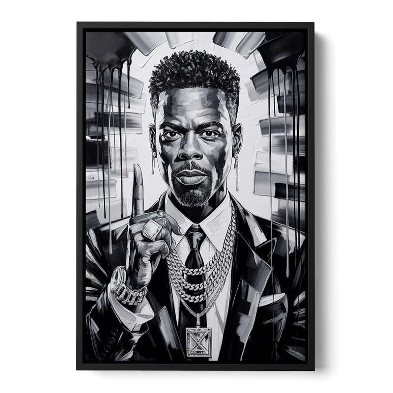 Stand Strong Front - Black Canvas Wall Art