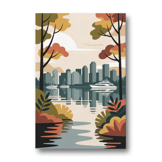 Stanley Park Seawall - Canvas Wall Art - Front