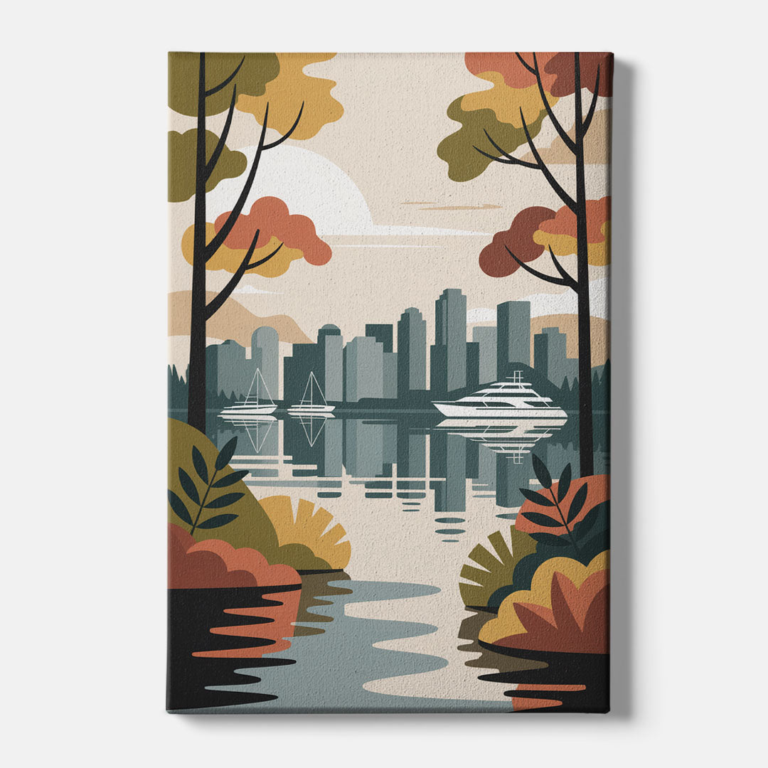 Stanley Park Seawall - Canvas Wall Art