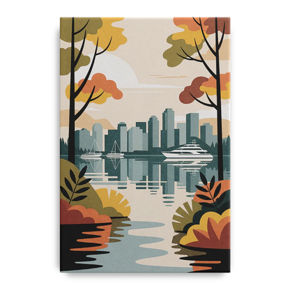 Stanley Park Seawall Front - Canvas Wall Art