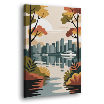 Stanley Park Seawall Side - Canvas Wall Art