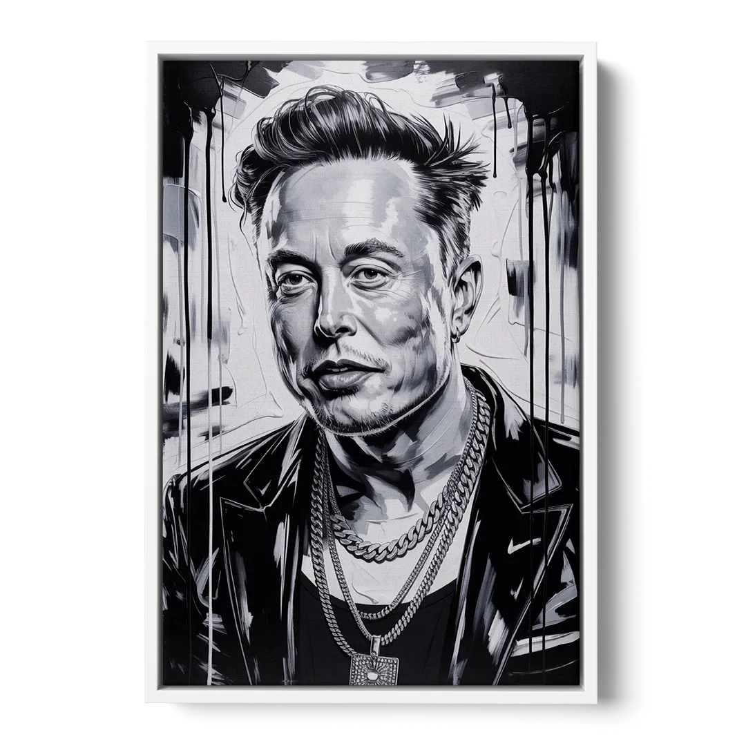 Star Light 2.0 Front - White Canvas Wall Art