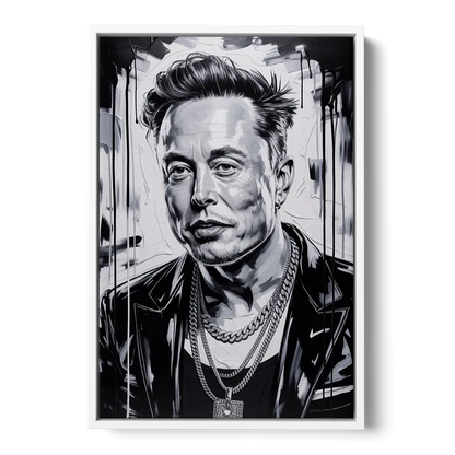 Star Light 2.0 Front - White Canvas Wall Art