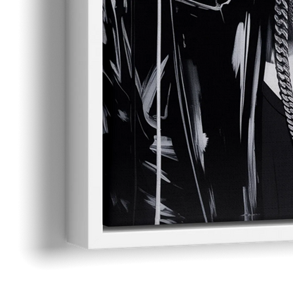 Star Light 2.0 - Close-Up White Frame Canvas