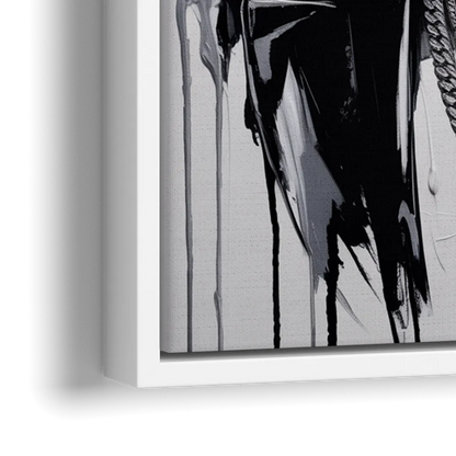 Star Light - Close-Up White Frame Canvas