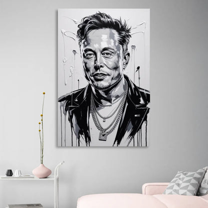 Star Light Living Room - Canvas Wall Art