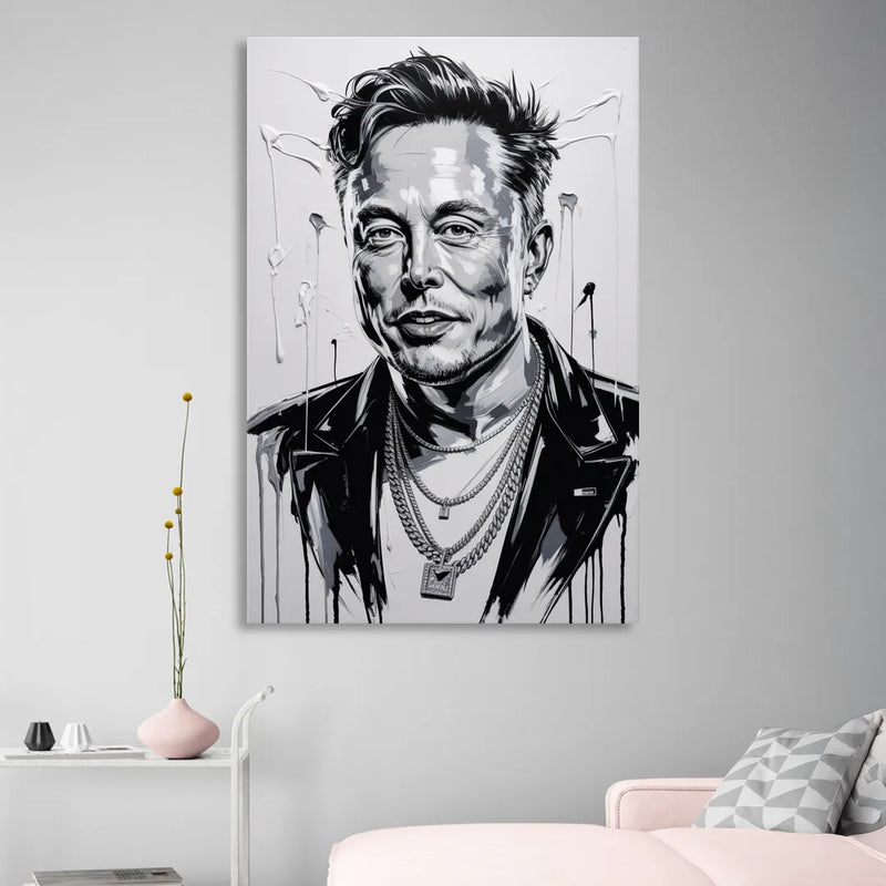 Star Light Living Room - Canvas Wall Art