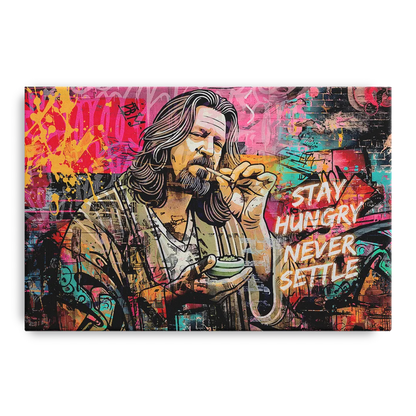 Stay Hungry Never Settle Front - Canvas Wall Art