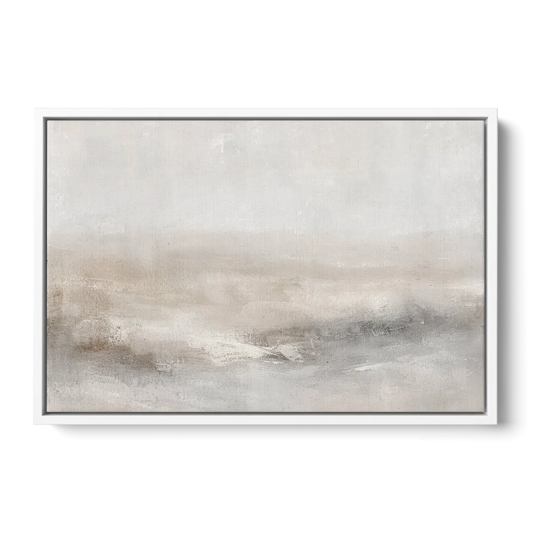Stillness in Motion Front - White Canvas Wall Art