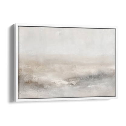 Stillness in Motion Side - White Canvas Wall Art