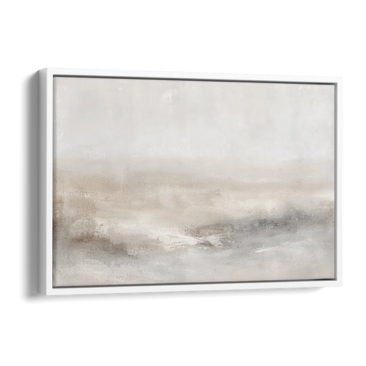 Stillness in Motion Side - White Canvas Wall Art