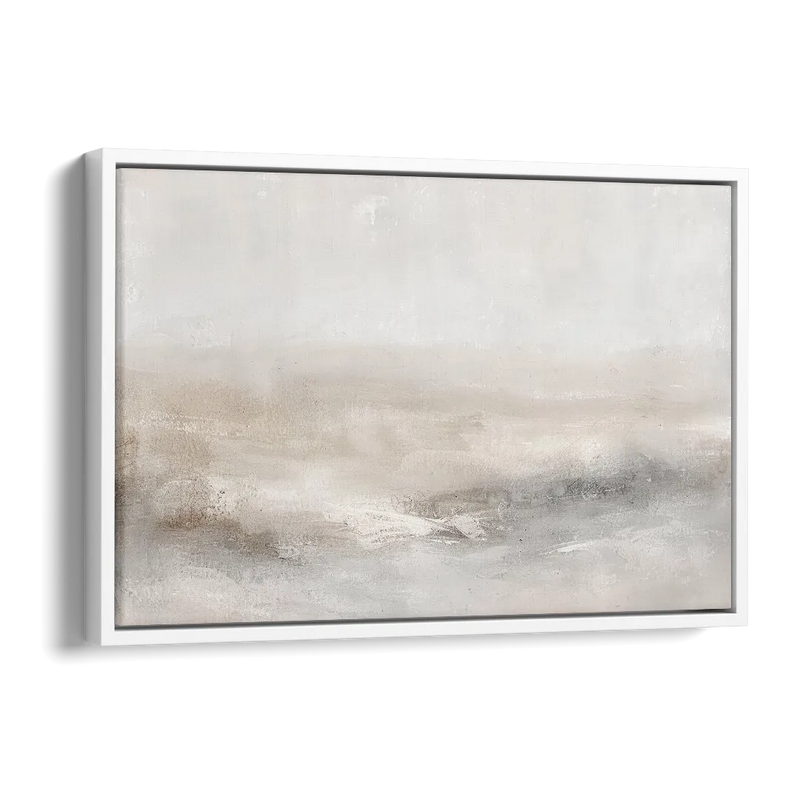 Stillness in Motion Side - White Canvas Wall Art