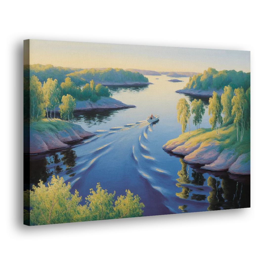 Stockholm Archipelago Side - Canvas Wall Art