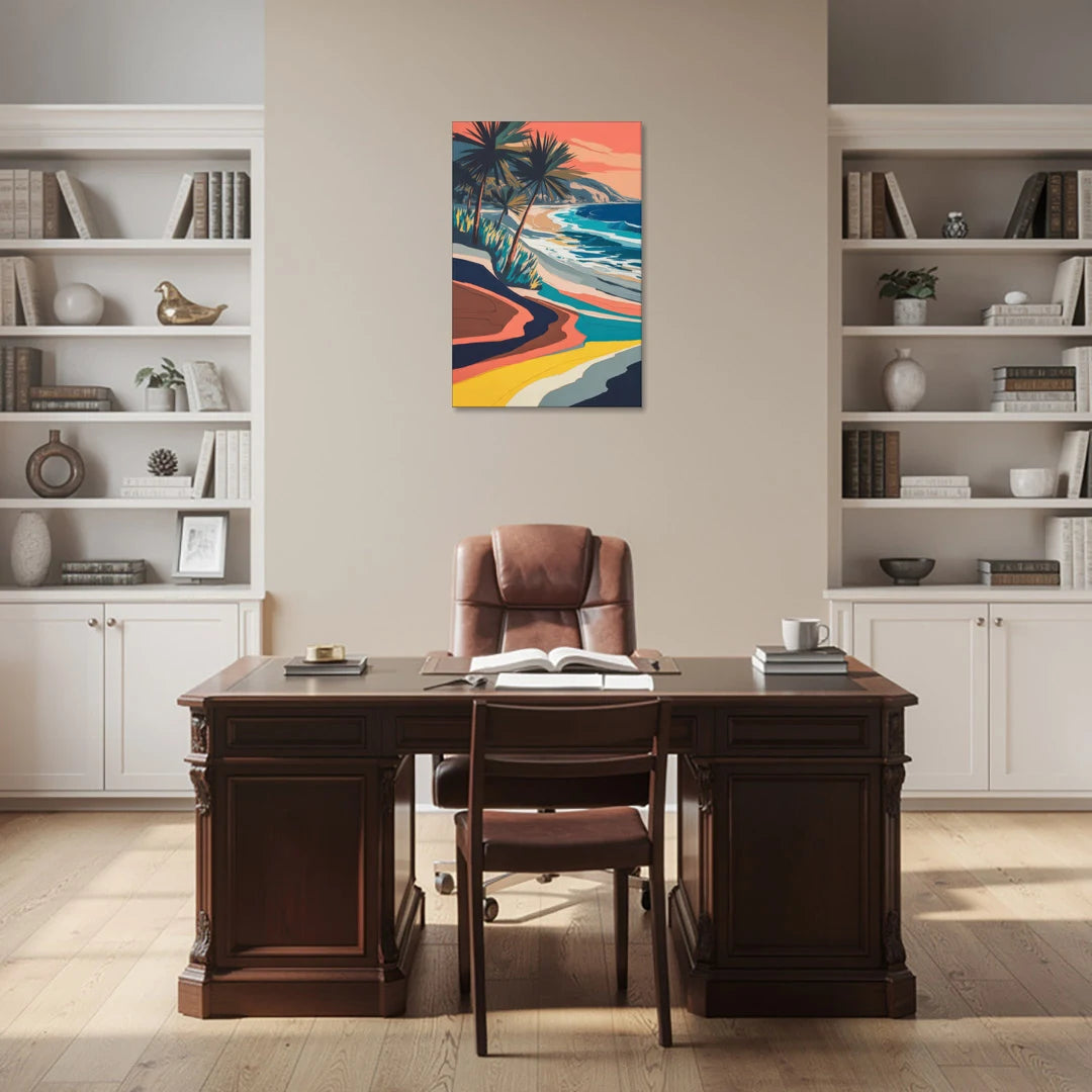 Stone Island Palm Coast - Canvas Wall Art - Office - 24x36