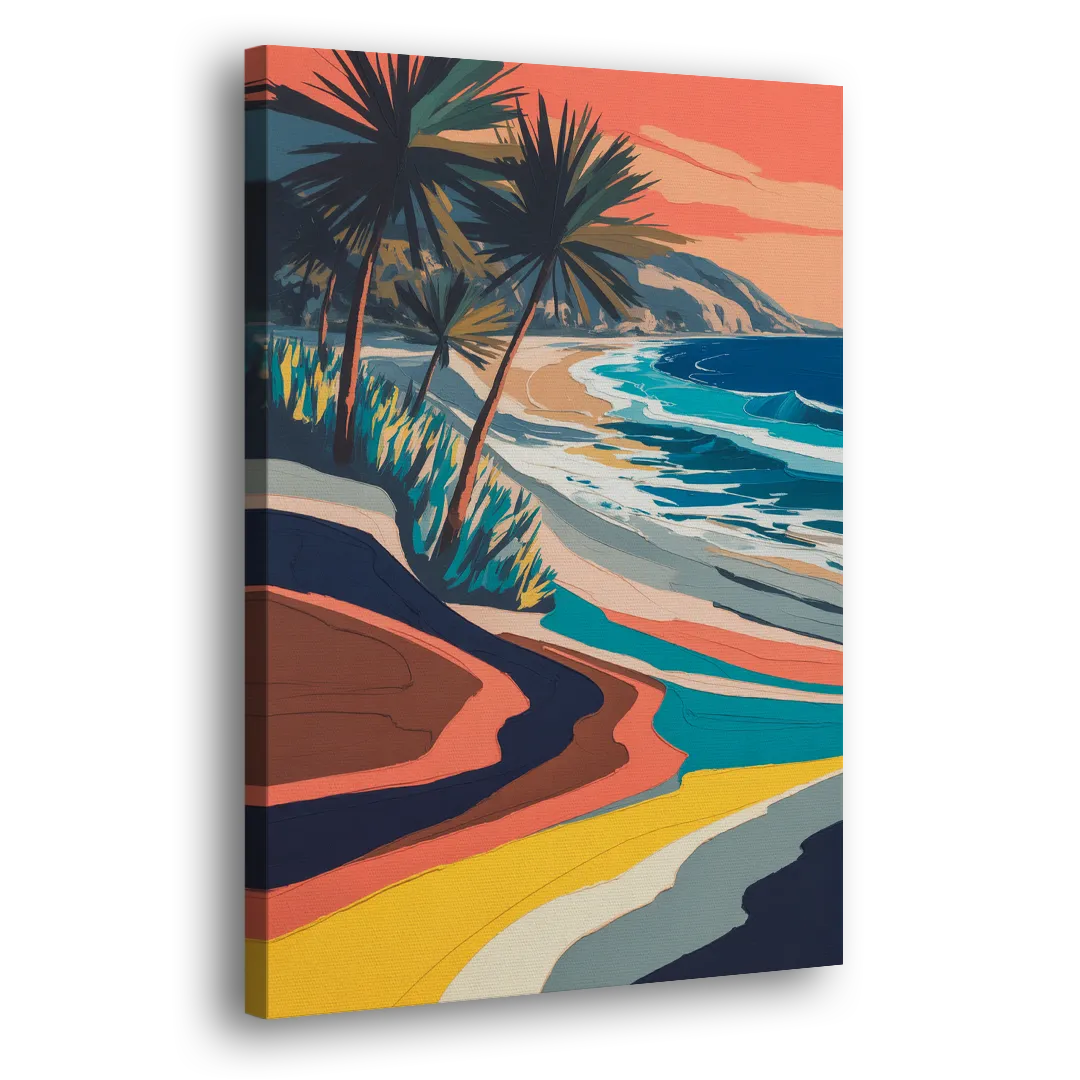 Stone Island Palm Coast Side - Canvas Wall Art