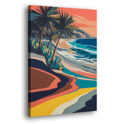 Stone Island Palm Coast Side - Canvas Wall Art