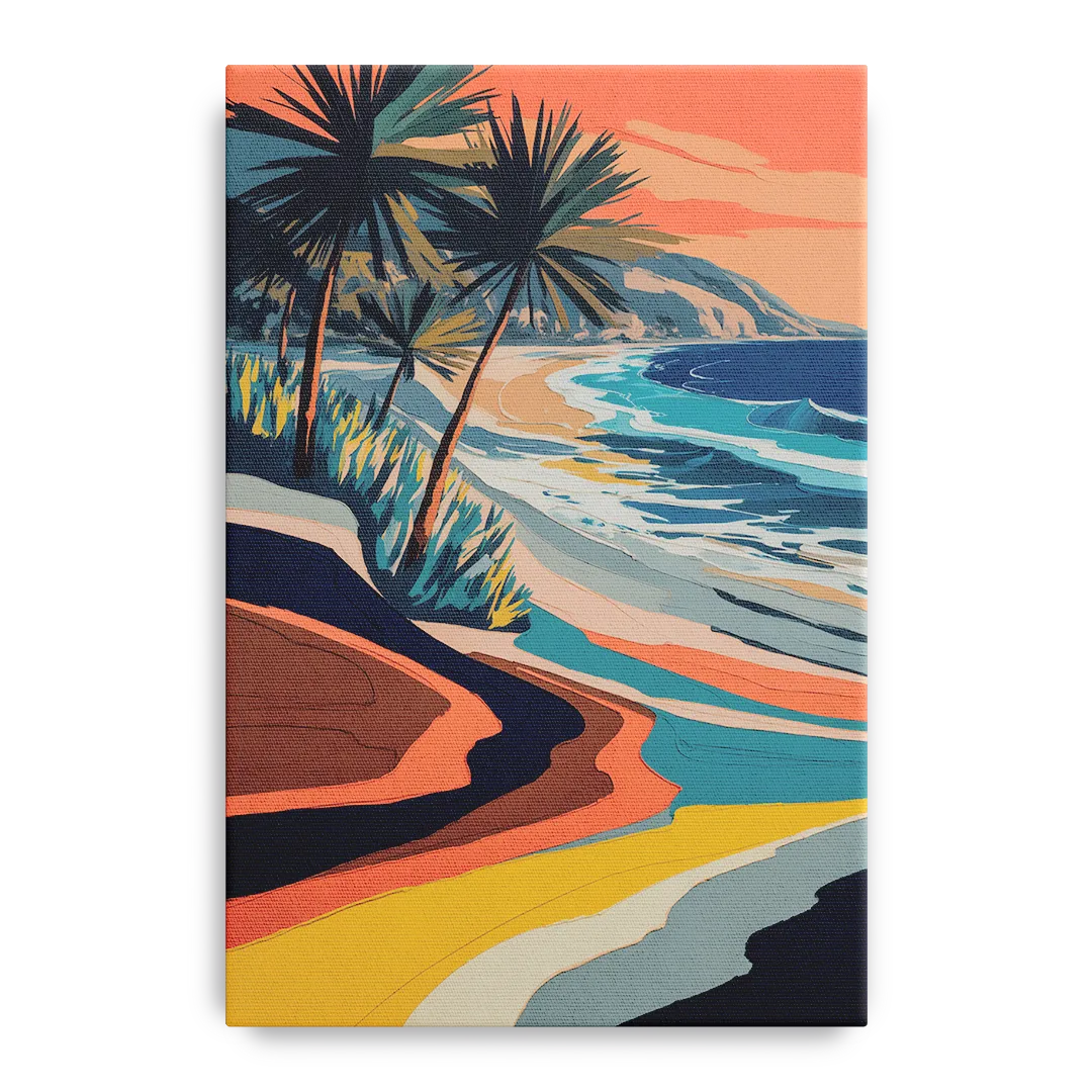 Stone Island Palm Coast Front - Canvas Wall Art