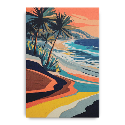 Stone Island Palm Coast Front - Canvas Wall Art