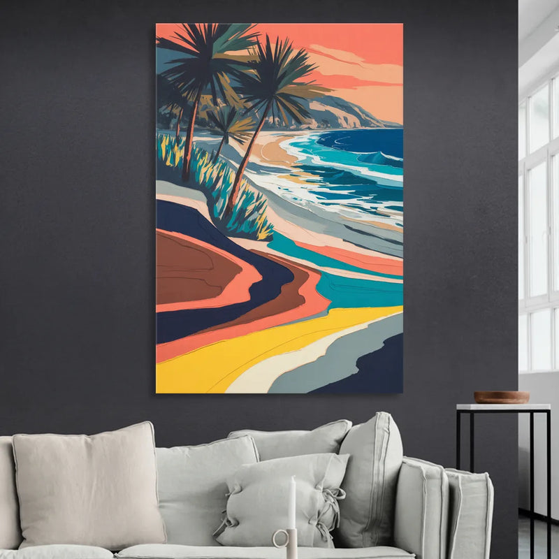 Stone Island Palm Coast Sitting Room - Canvas Wall Art