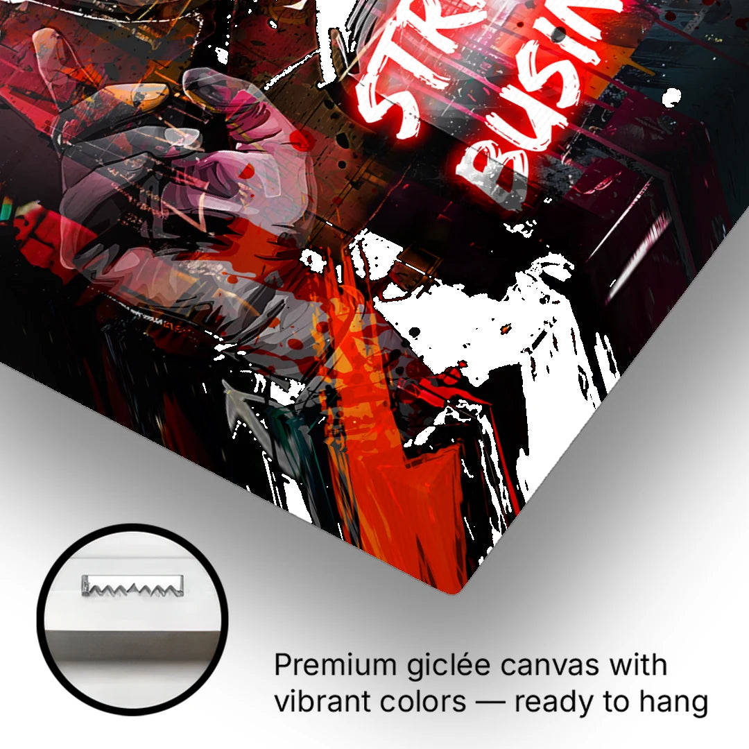 Strictly Business - Canvas Wall Art - Gallery Wrap Corner