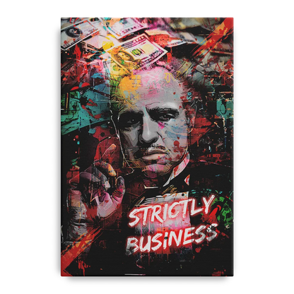 Strictly Business Front - Canvas Wall Art