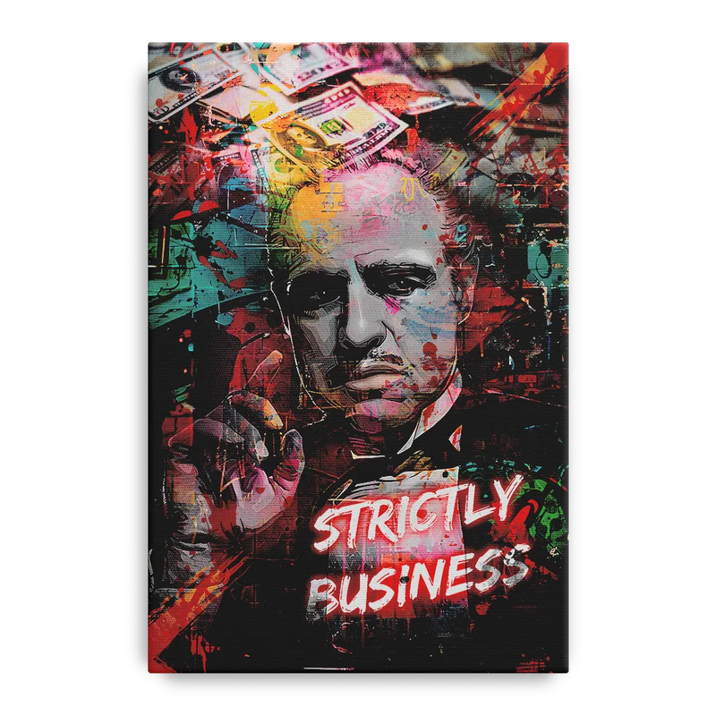 Strictly Business Front - Canvas Wall Art