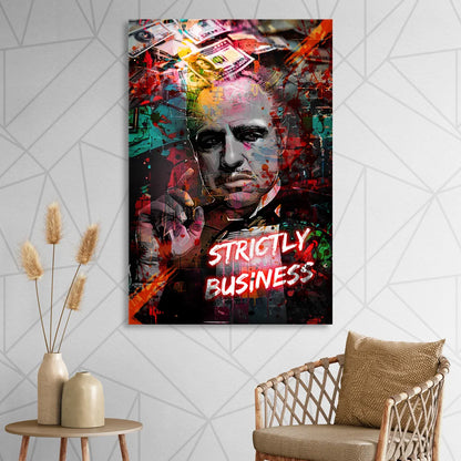Strictly Business Living Room - Canvas Wall Art