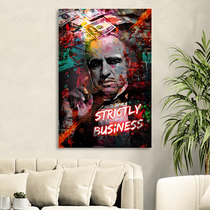 Strictly Business Sitting Room - Canvas Wall Art