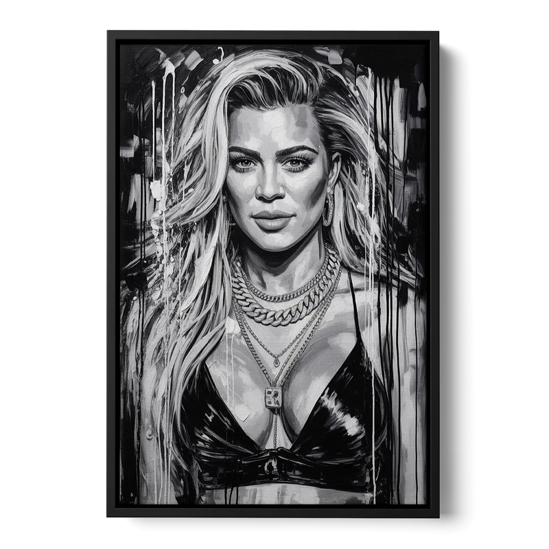 Strong Soul Front - Black Canvas Wall Art