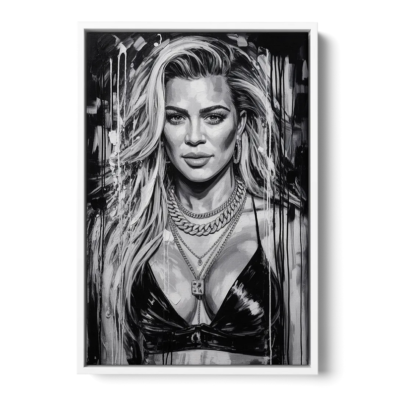 Strong Soul Front - White Canvas Wall Art