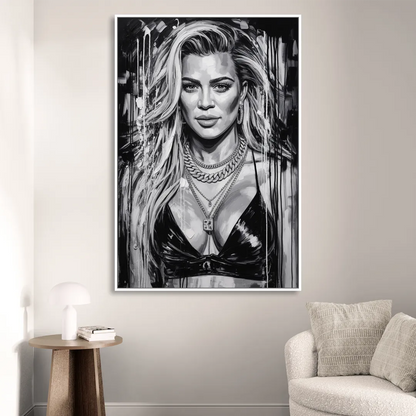 Strong Soul Living Room - White Canvas Wall Art