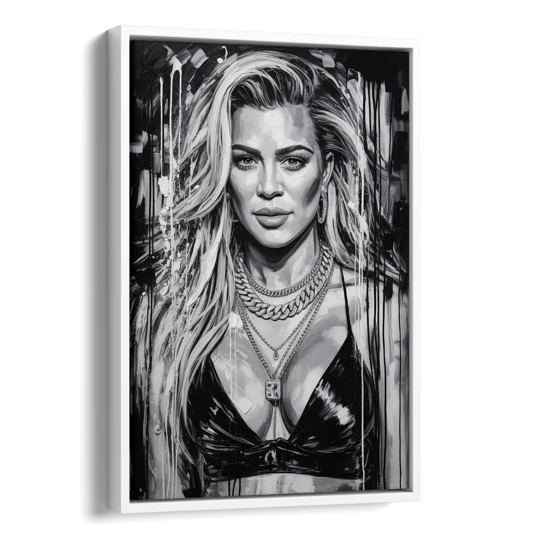 Strong Soul Side - White Canvas Wall Art