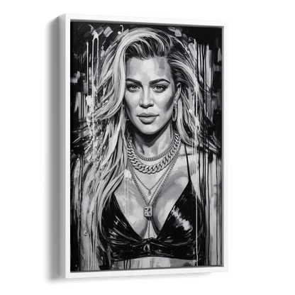 Strong Soul Side - White Canvas Wall Art