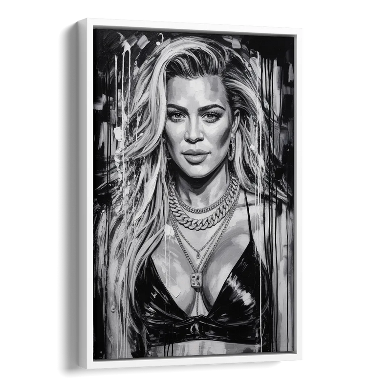 Strong Soul Side - White Canvas Wall Art