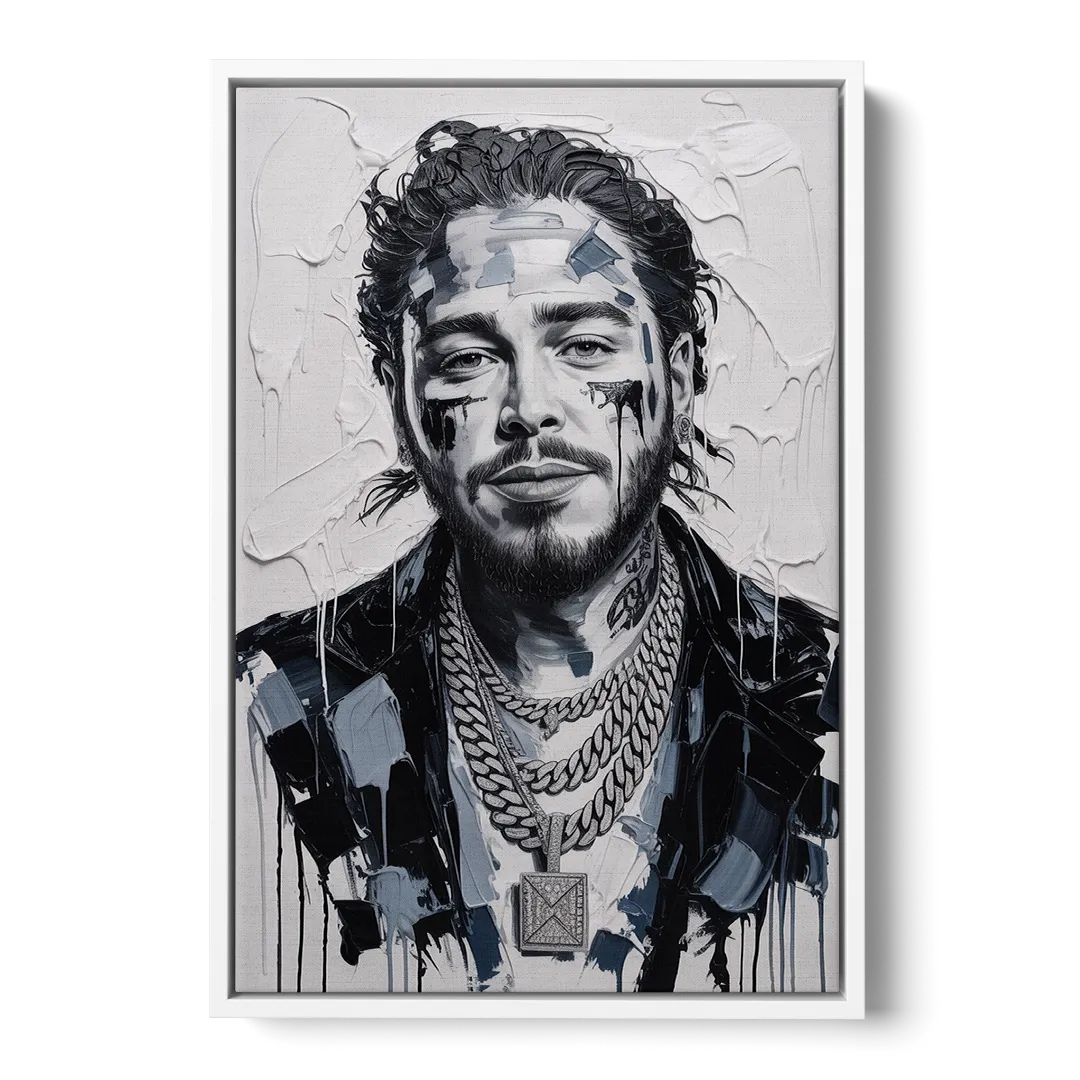 Sunflower Front - White Canvas Wall Art