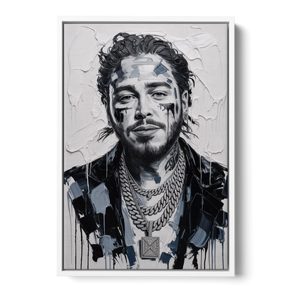 Sunflower Front - White Canvas Wall Art