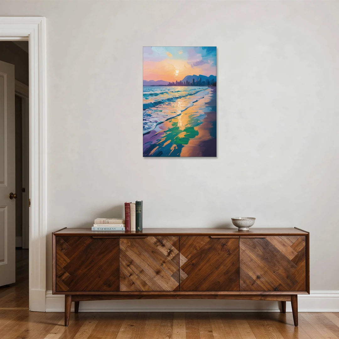 Sunset Beach Vancouver - Canvas Wall Art - Coffee Table - 24x36