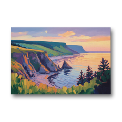 Sunset Over Cape Breton - Canvas Wall Art - Front